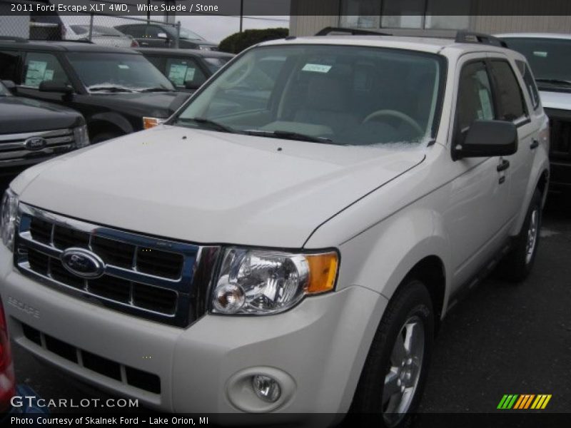 White Suede / Stone 2011 Ford Escape XLT 4WD