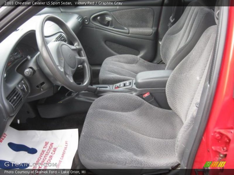  2003 Cavalier LS Sport Sedan Graphite Gray Interior