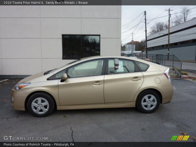 Sandy Beach Metallic / Bisque 2010 Toyota Prius Hybrid II