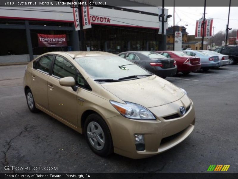Sandy Beach Metallic / Bisque 2010 Toyota Prius Hybrid II