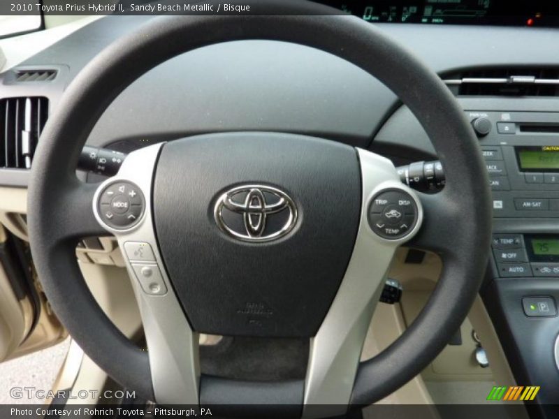 Sandy Beach Metallic / Bisque 2010 Toyota Prius Hybrid II
