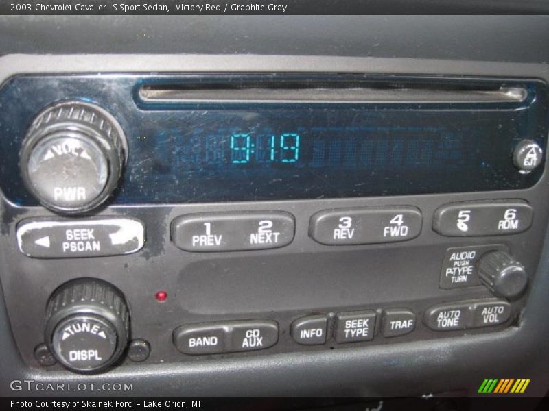 Controls of 2003 Cavalier LS Sport Sedan