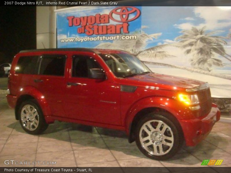 Inferno Red Crystal Pearl / Dark Slate Gray 2007 Dodge Nitro R/T