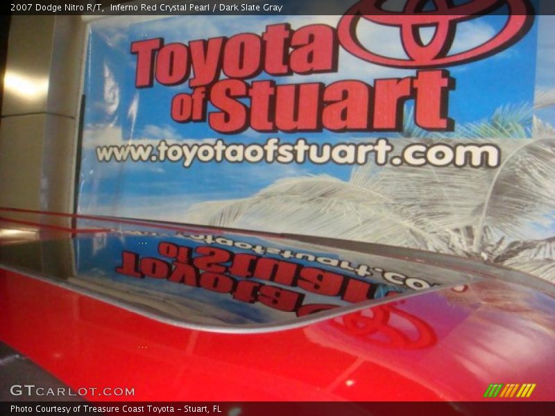 Inferno Red Crystal Pearl / Dark Slate Gray 2007 Dodge Nitro R/T