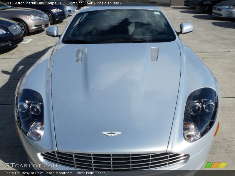 DBS Lightning Silver / Obsidian Black 2011 Aston Martin DB9 Coupe