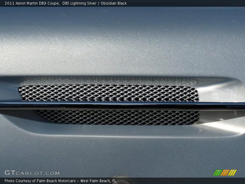 DBS Lightning Silver / Obsidian Black 2011 Aston Martin DB9 Coupe