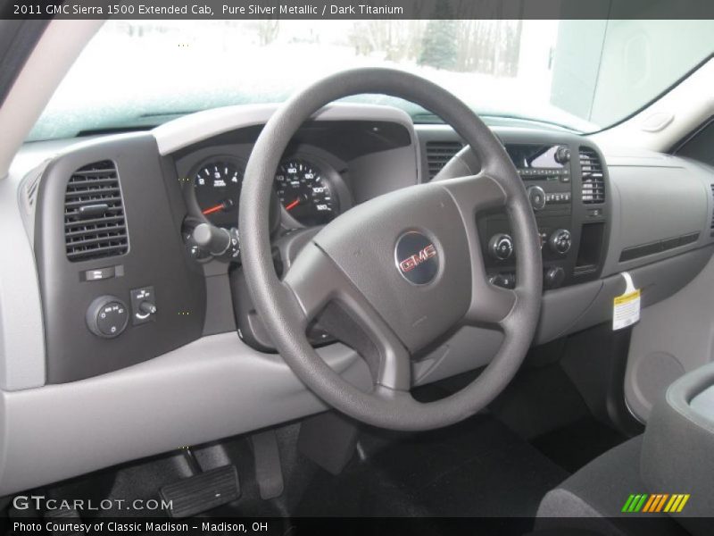 Dashboard of 2011 Sierra 1500 Extended Cab