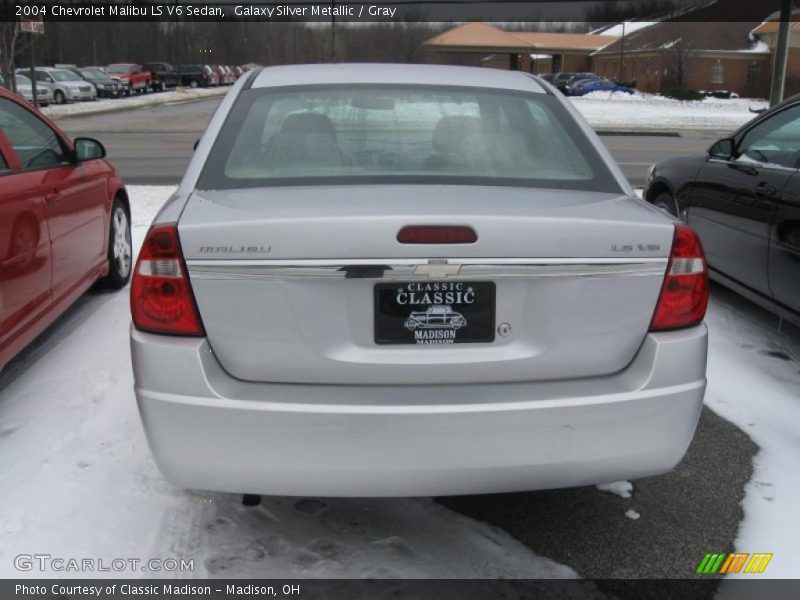 Galaxy Silver Metallic / Gray 2004 Chevrolet Malibu LS V6 Sedan