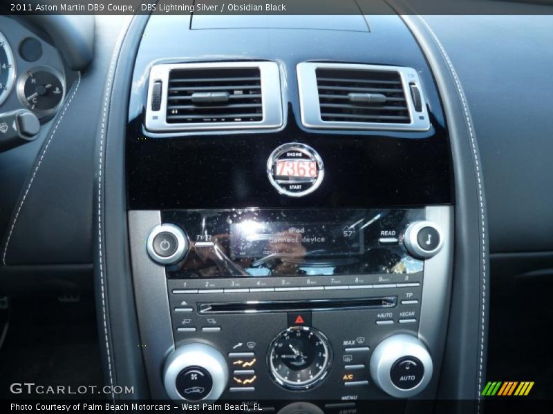 Controls of 2011 DB9 Coupe