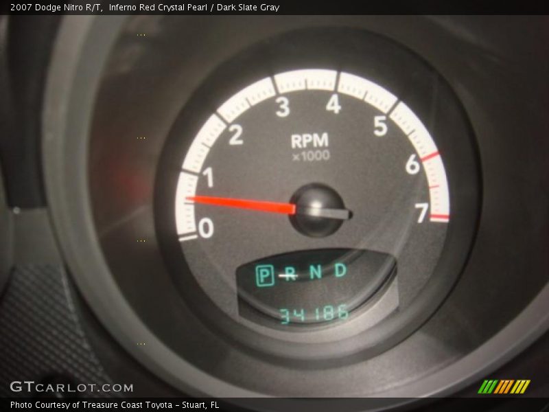 Inferno Red Crystal Pearl / Dark Slate Gray 2007 Dodge Nitro R/T