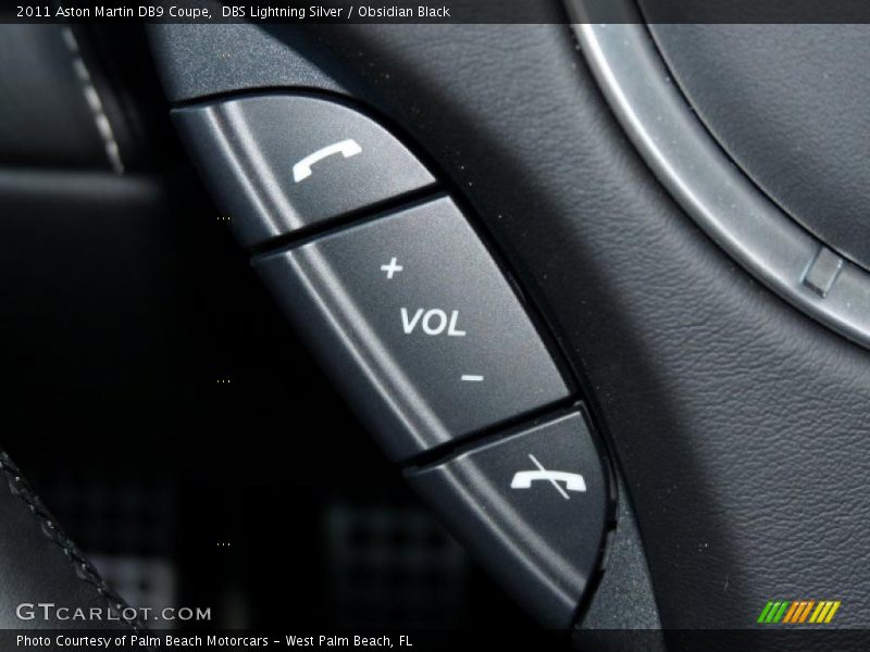Controls of 2011 DB9 Coupe