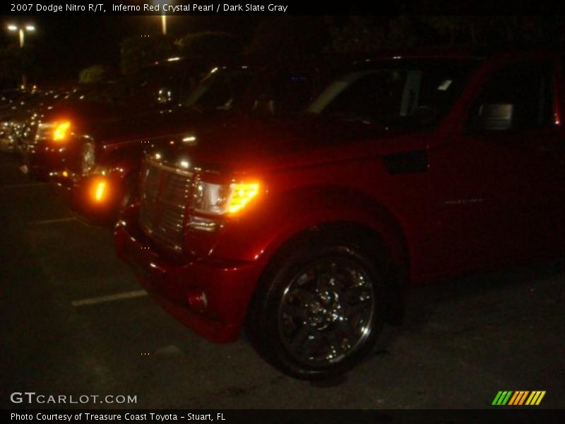 Inferno Red Crystal Pearl / Dark Slate Gray 2007 Dodge Nitro R/T