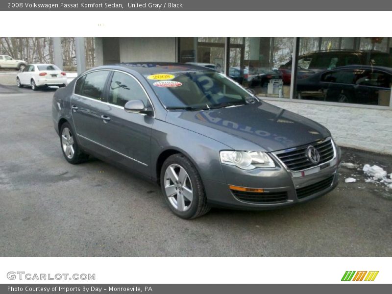 United Gray / Black 2008 Volkswagen Passat Komfort Sedan