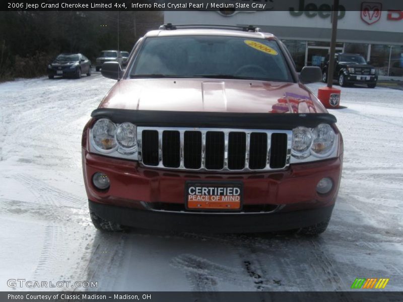 Inferno Red Crystal Pearl / Medium Slate Gray 2006 Jeep Grand Cherokee Limited 4x4