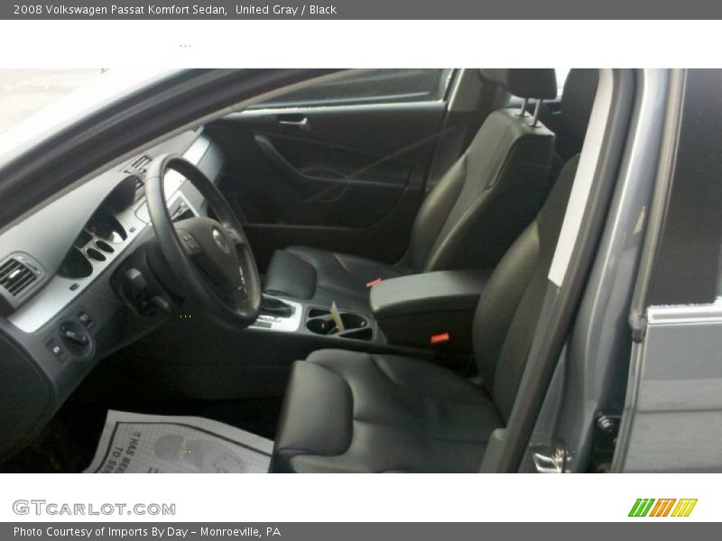 United Gray / Black 2008 Volkswagen Passat Komfort Sedan