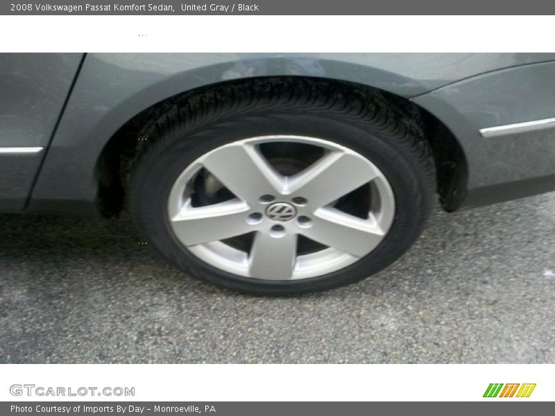 United Gray / Black 2008 Volkswagen Passat Komfort Sedan