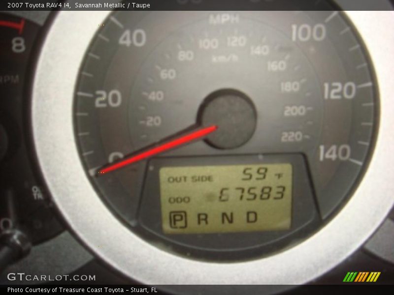 Savannah Metallic / Taupe 2007 Toyota RAV4 I4