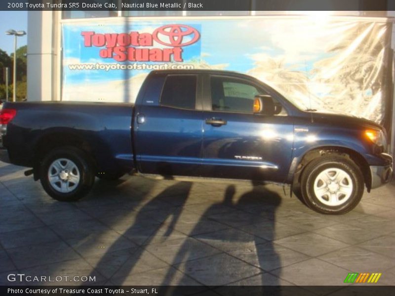 Nautical Blue Metallic / Black 2008 Toyota Tundra SR5 Double Cab