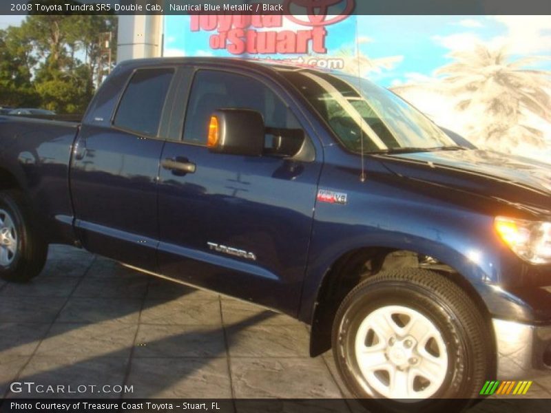Nautical Blue Metallic / Black 2008 Toyota Tundra SR5 Double Cab