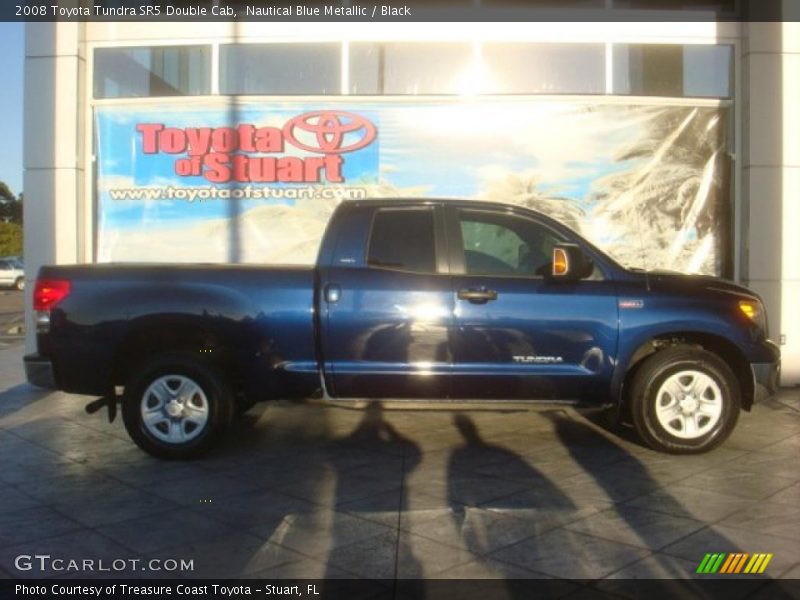 Nautical Blue Metallic / Black 2008 Toyota Tundra SR5 Double Cab