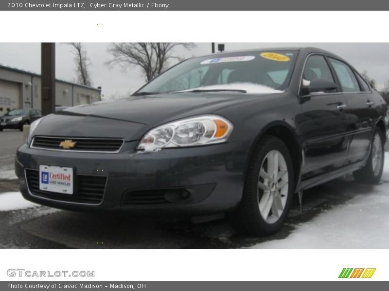 Cyber Gray Metallic / Ebony 2010 Chevrolet Impala LTZ