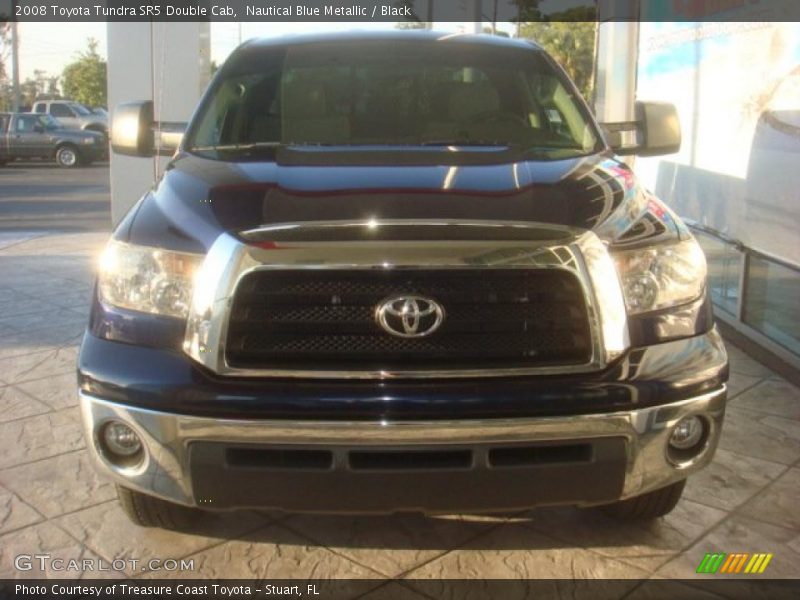Nautical Blue Metallic / Black 2008 Toyota Tundra SR5 Double Cab