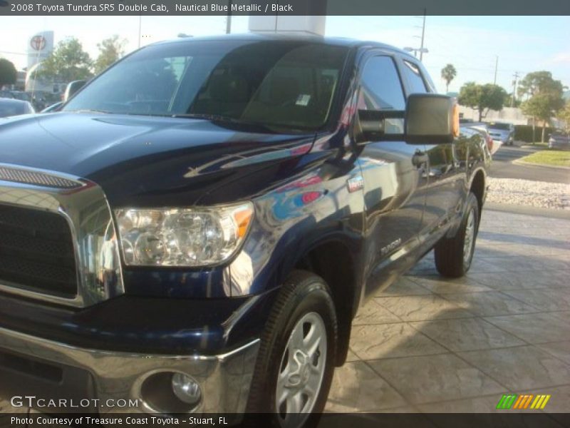 Nautical Blue Metallic / Black 2008 Toyota Tundra SR5 Double Cab