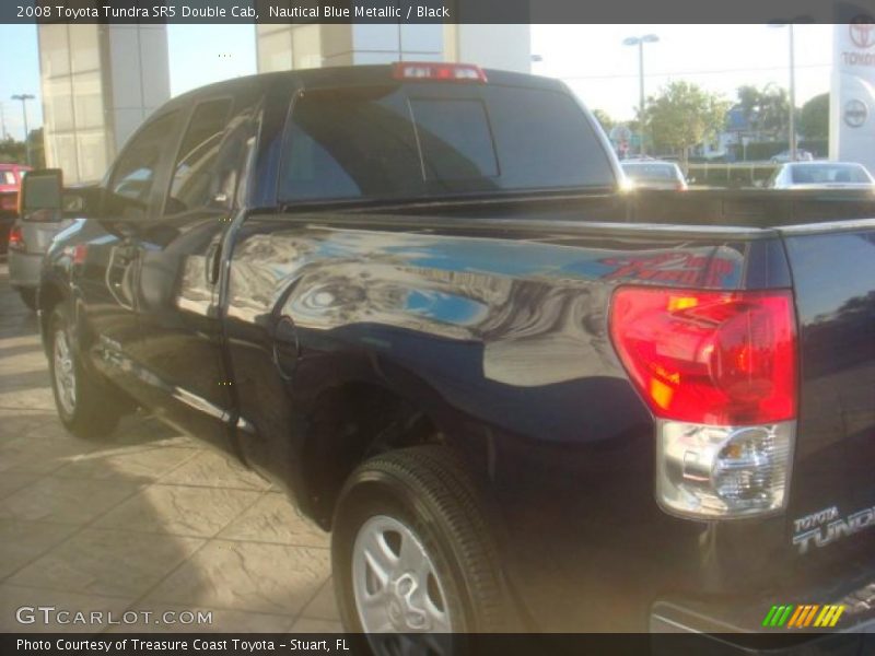 Nautical Blue Metallic / Black 2008 Toyota Tundra SR5 Double Cab