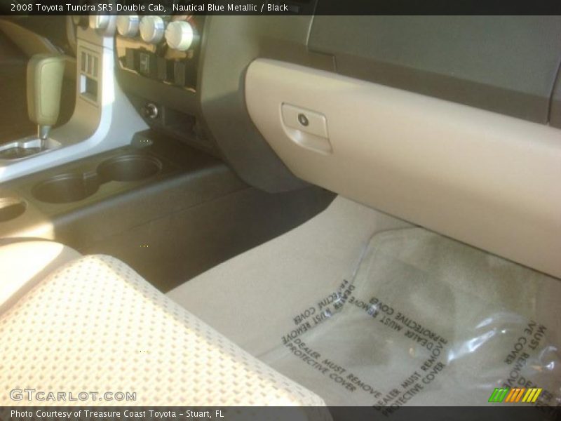 Nautical Blue Metallic / Black 2008 Toyota Tundra SR5 Double Cab