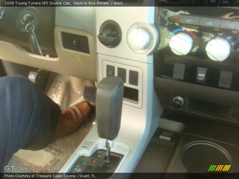 Nautical Blue Metallic / Black 2008 Toyota Tundra SR5 Double Cab