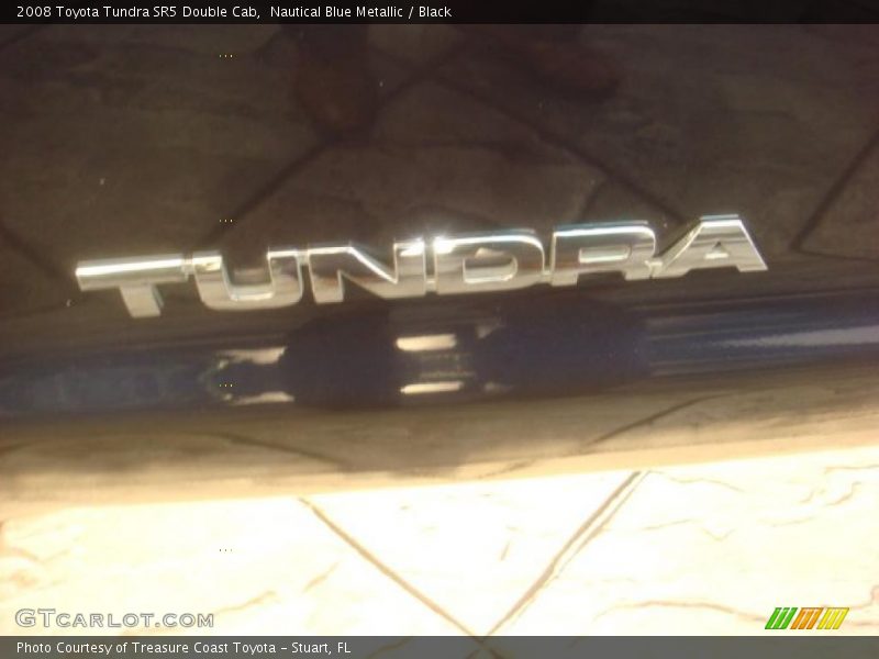 Nautical Blue Metallic / Black 2008 Toyota Tundra SR5 Double Cab