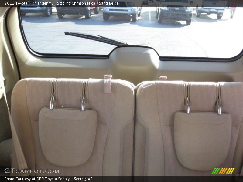 Sizzling Crimson Mica / Sand Beige 2011 Toyota Highlander V6