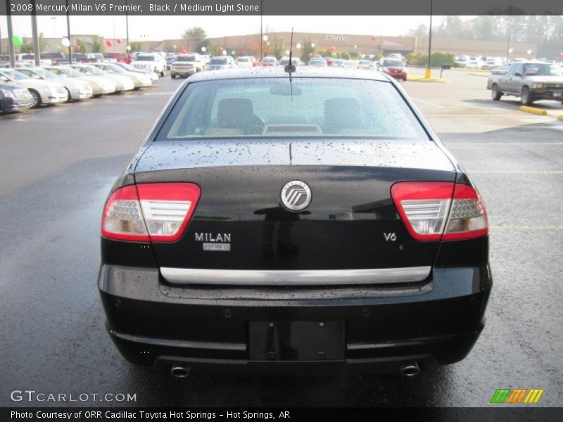 Black / Medium Light Stone 2008 Mercury Milan V6 Premier