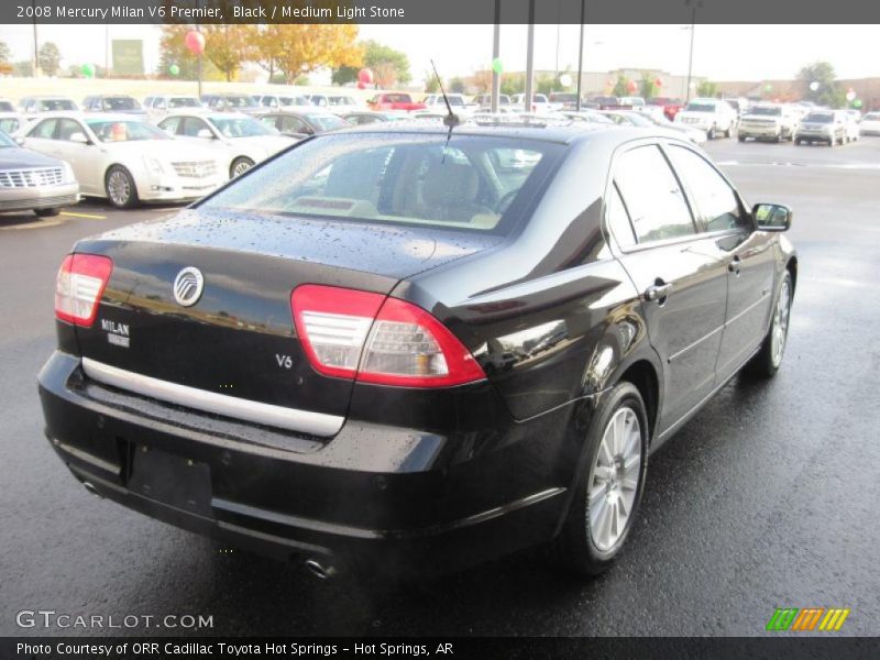 Black / Medium Light Stone 2008 Mercury Milan V6 Premier