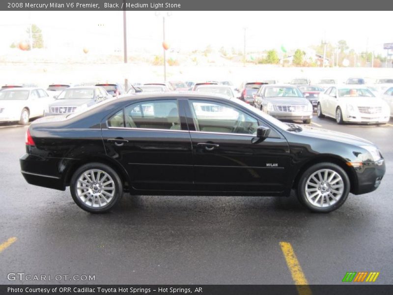 Black / Medium Light Stone 2008 Mercury Milan V6 Premier