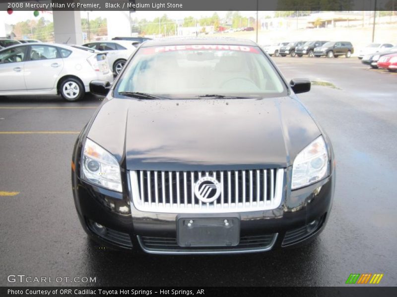 Black / Medium Light Stone 2008 Mercury Milan V6 Premier