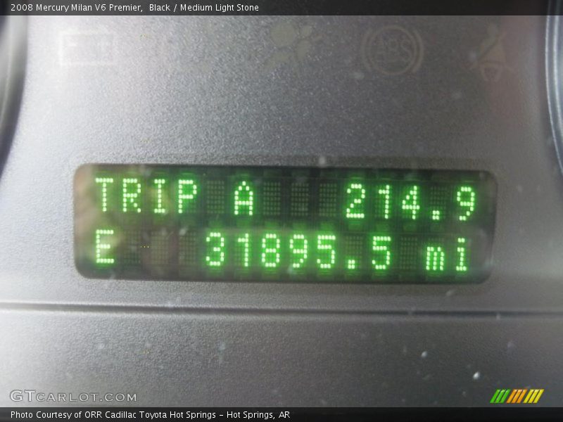 Black / Medium Light Stone 2008 Mercury Milan V6 Premier
