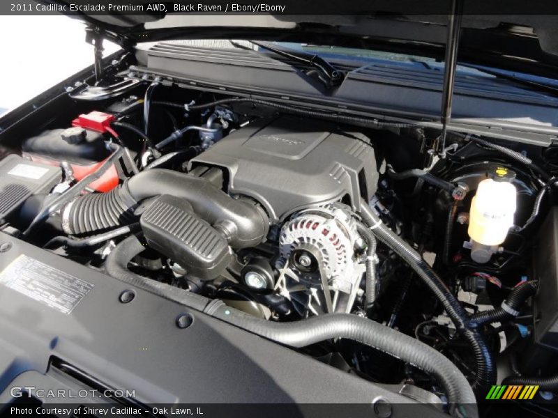  2011 Escalade Premium AWD Engine - 6.2 Liter OHV 16-Valve VVT Flex-Fuel V8
