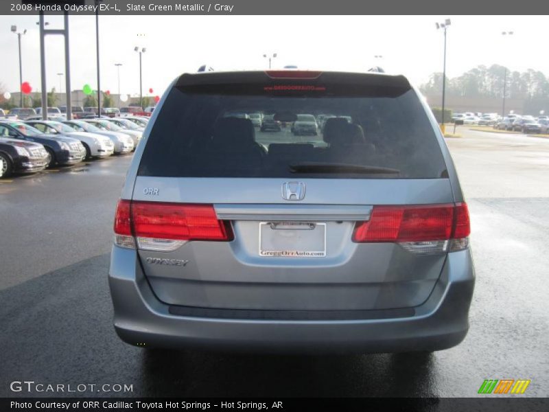 Slate Green Metallic / Gray 2008 Honda Odyssey EX-L
