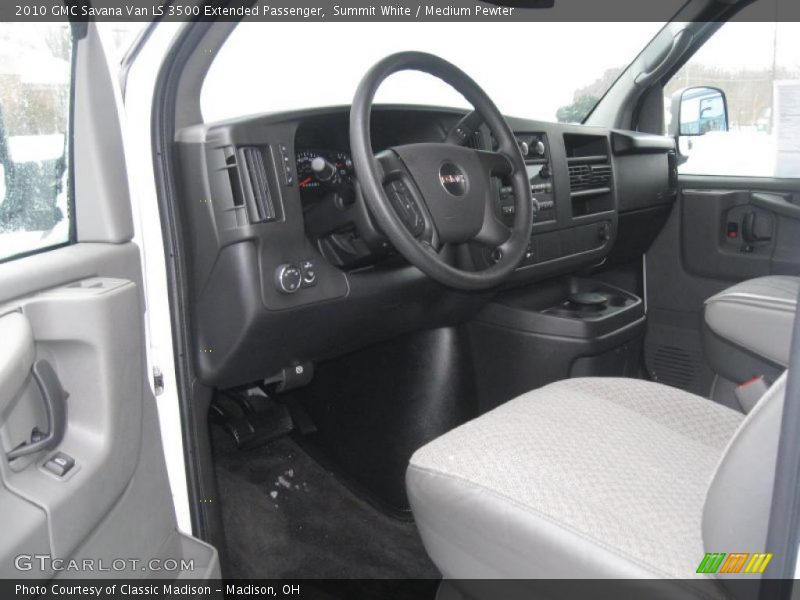 Summit White / Medium Pewter 2010 GMC Savana Van LS 3500 Extended Passenger