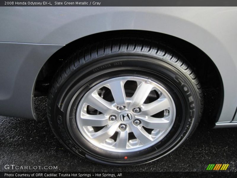 Slate Green Metallic / Gray 2008 Honda Odyssey EX-L