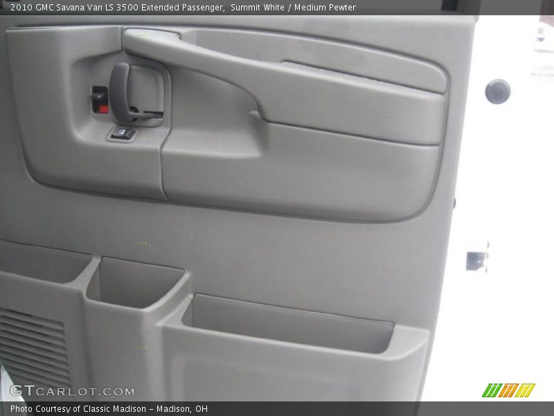 Summit White / Medium Pewter 2010 GMC Savana Van LS 3500 Extended Passenger