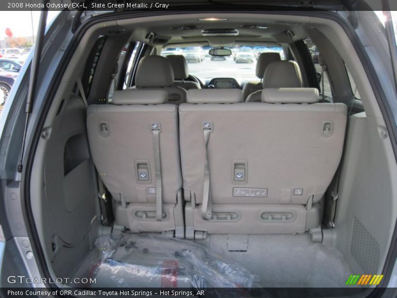 Slate Green Metallic / Gray 2008 Honda Odyssey EX-L
