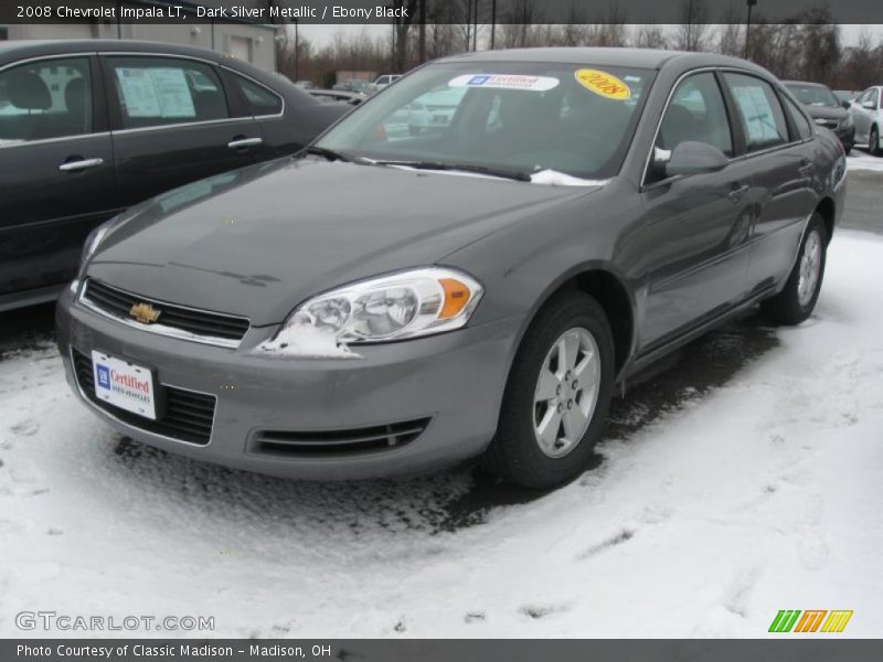Dark Silver Metallic / Ebony Black 2008 Chevrolet Impala LT