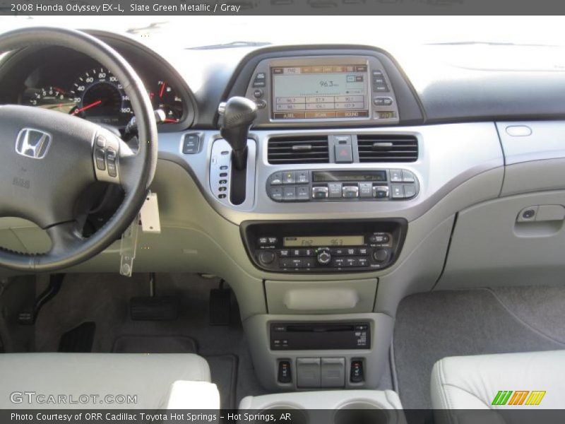 Slate Green Metallic / Gray 2008 Honda Odyssey EX-L
