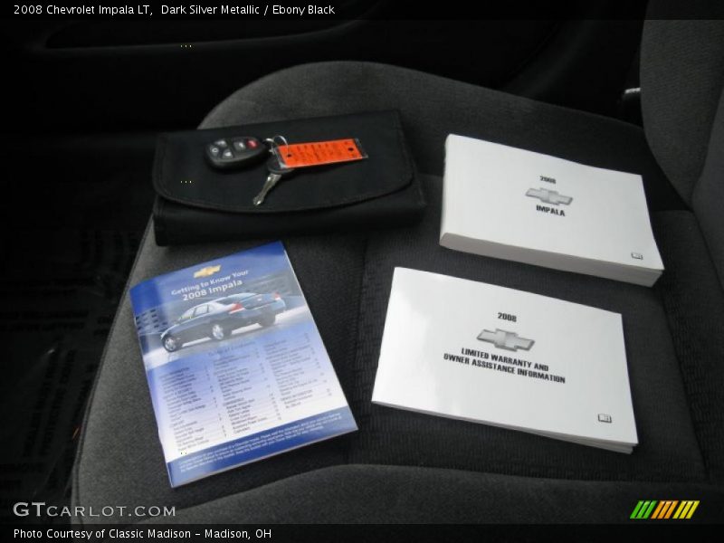 Dark Silver Metallic / Ebony Black 2008 Chevrolet Impala LT