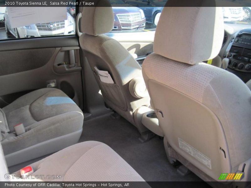 Salsa Red Pearl / Taupe 2010 Toyota Sienna LE