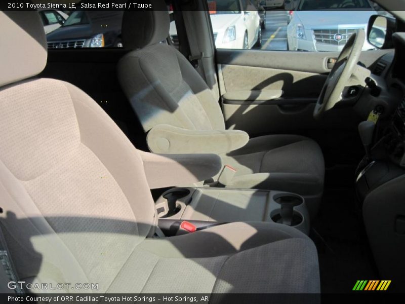 Salsa Red Pearl / Taupe 2010 Toyota Sienna LE