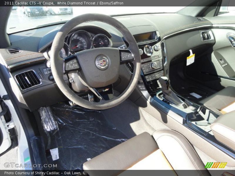 Ebony/Saffron Interior - 2011 CTS -V Coupe 