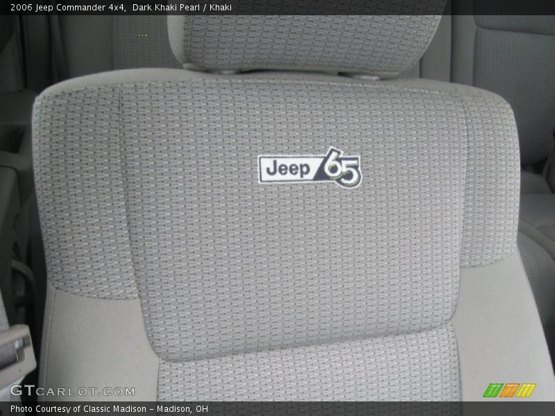 Dark Khaki Pearl / Khaki 2006 Jeep Commander 4x4